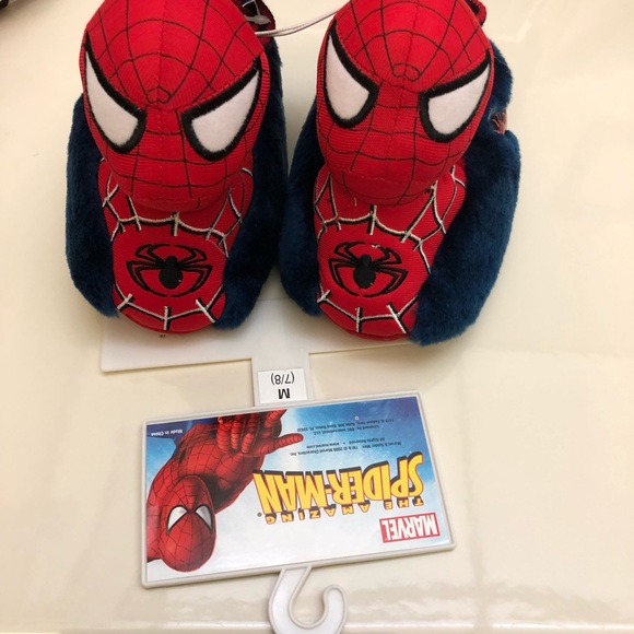 Marvel Other - Spider-Man Children’s Slippers Medium (7/8) NWT